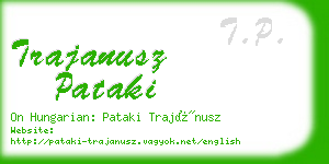 trajanusz pataki business card